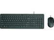 HP 150 Wired USB-A Keyboard & Mouse Combo Win 10/11 OS Black