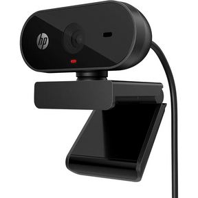HP 320 FHD Webcam 1080p 30fps Fixed Focus Single Microphone USB Type-A 360° Swivel 66° Field of View Tripod Ready