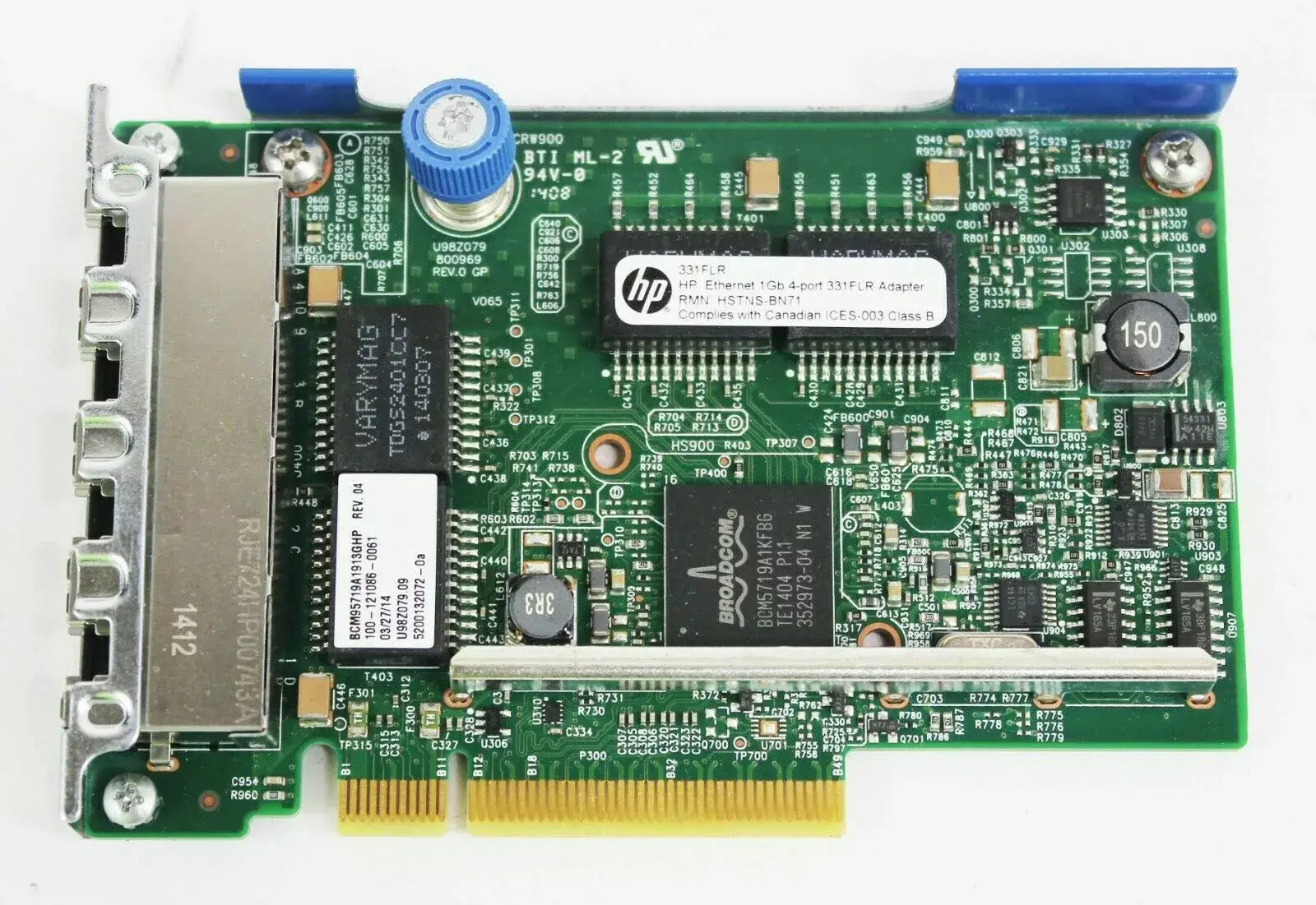 HP 4-Port Ethernet 1Gb 331FLR Adapter 684208-B21 629135-B21 634025-001