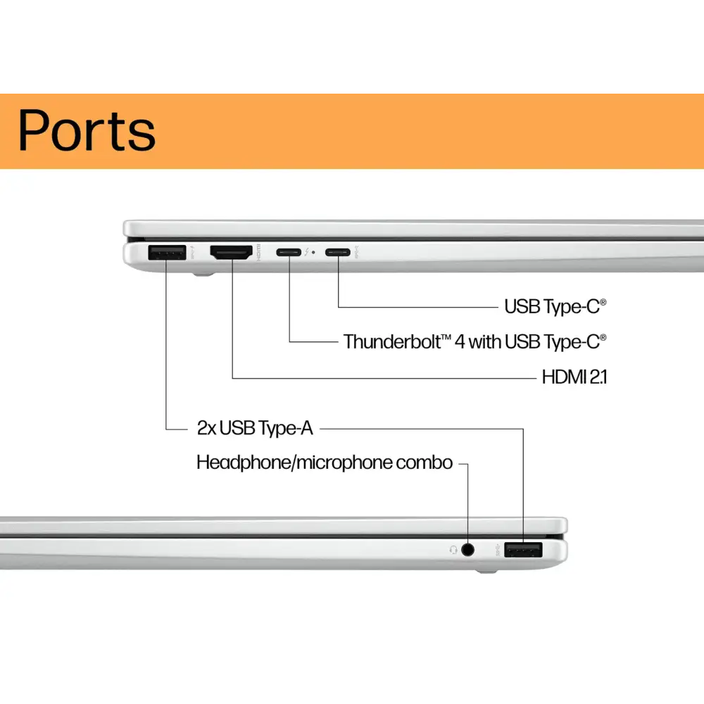 HP Envy x360 16’’ 2 in 1 Ultra 7 16GB 512GB 16-ac0013TU Silver