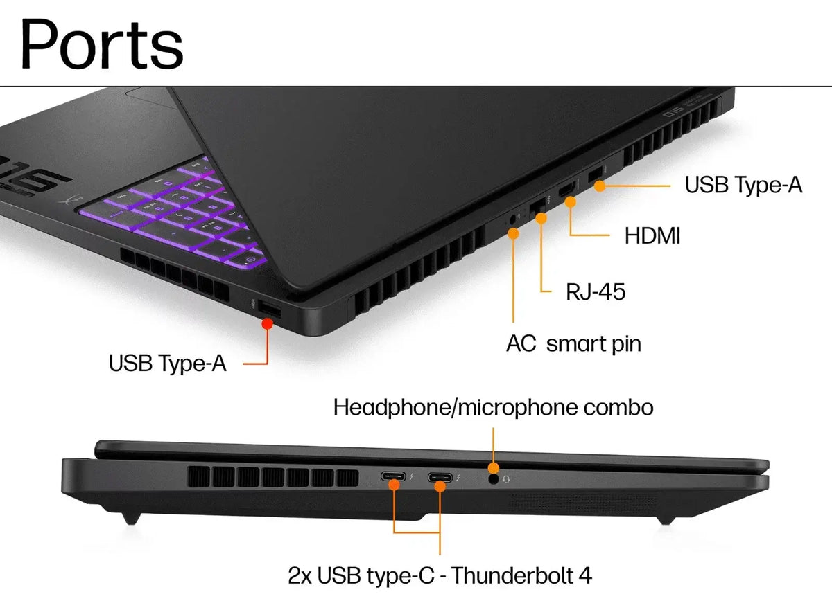 HP Omen Gaming Laptop 16’’ Intel Ultra 9 275HX 32GB 1TB SSD RTX5070Ti