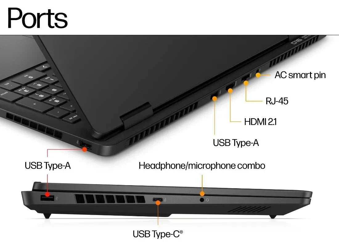 HP OMEN Gaming Laptop 16’’ WQXGA i9-14900HX 32GB 1TB SSD RTX 5060 8GB