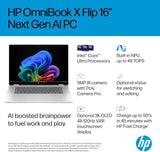 HP OmniBook X Flip Next Gen AI Laptop 16’’ 2K Touch Display Built-in Intel Core Ultra 5 226V Processor 16GB RAM 512GB