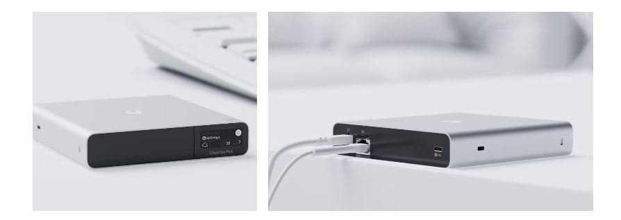 Ubiquiti Cloud Key+ UniFi OS Console Connects To Site Manager Pre-installed 1TB SSD Connect & Power via PoE,Optional