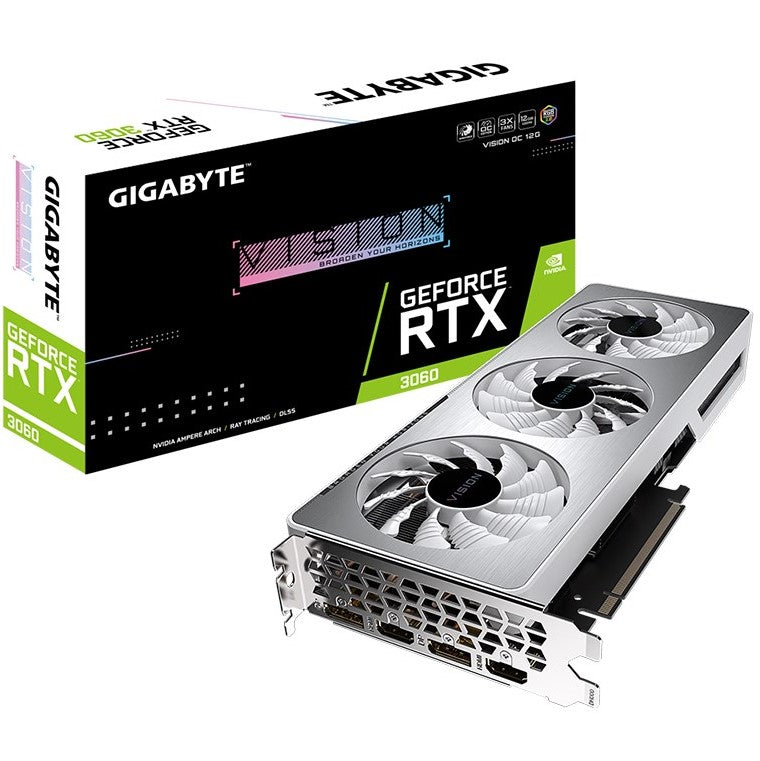Gigabyte NVIDIA GeForce RTX 3060 VISION OC 12G LHR Video Card GV-N3060VISION OC-12GD 2.0