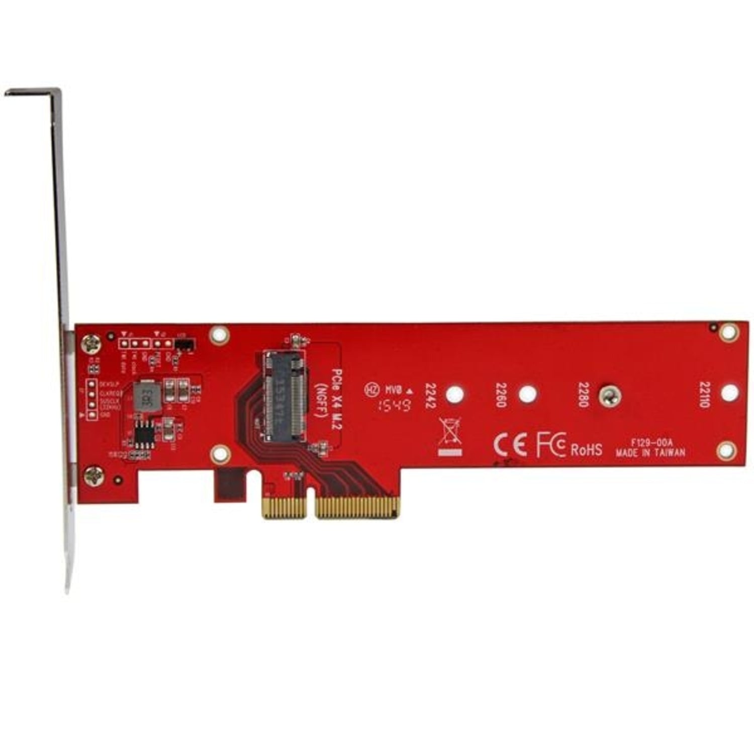 StarTech.com M.2 Adapter – x4 PCIe 3.0 NVMe – Low Profile and Full Profile – SSD PCIE M.2 Adapter – M2 SSD – PCI Express SSD