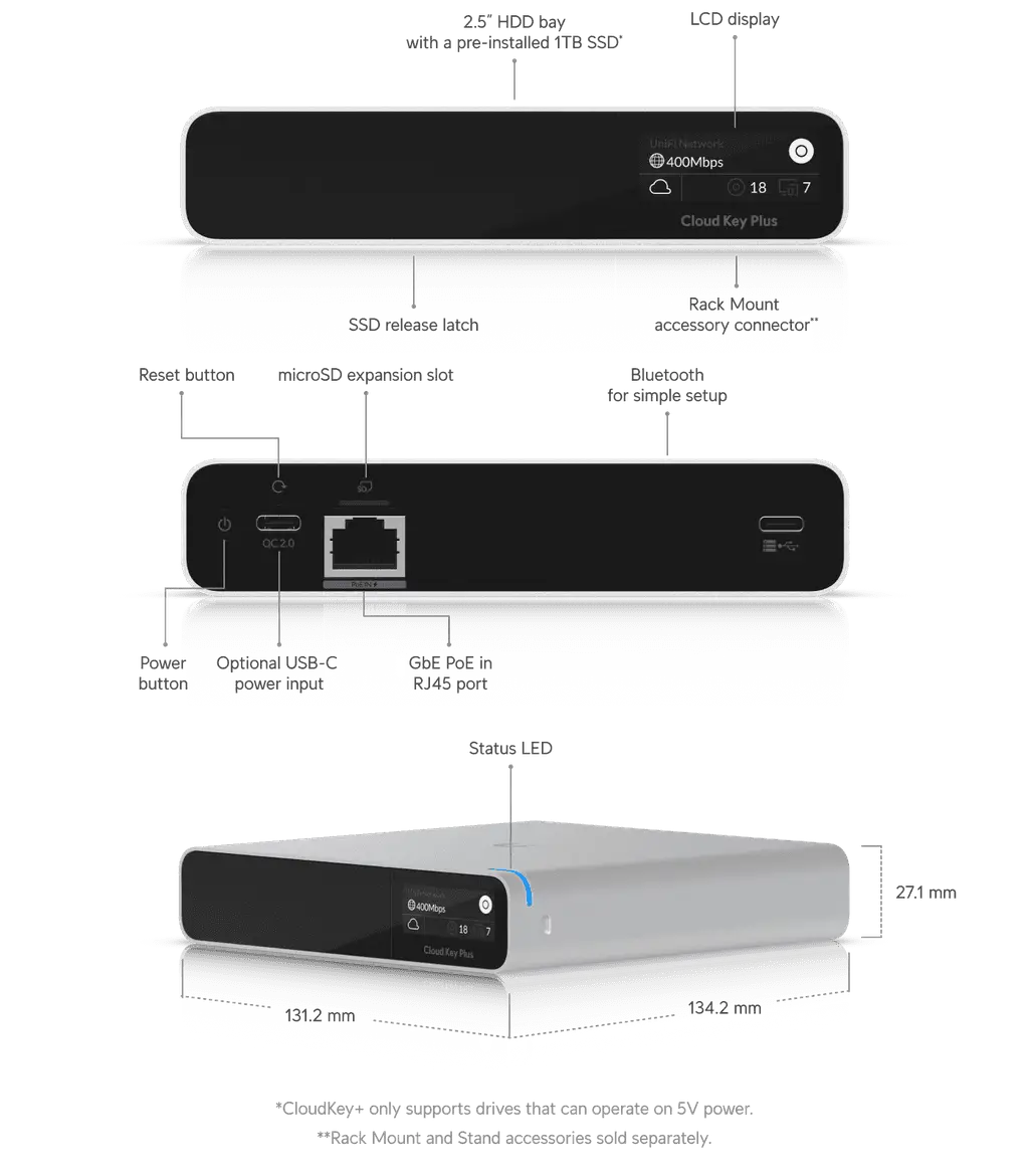 Ubiquiti U7 Outdoor 2Yr Warr 4 Spatial Streams 465 m² Coverage 200+ Devices PoE+ Power 2.5 GbE Uplink Versatile Wall&