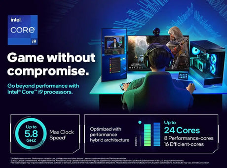 Intel Core i9-14900 24 Cores 32 Threads 5.8GHz LGA 1700 CPU Processor