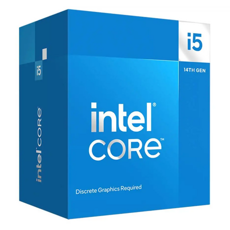 Intel i5 14400F CPU 3.5GHz (4.7GHz Turbo) 14th Gen LGA1700 10-Cores 16-Threads 29.5MB 65W Graphics Card Required Retail