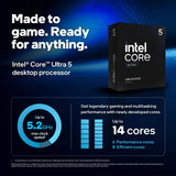 Intel S1851 Core Ultra 5 245K 14 5.2GHz CPU BX80768245K