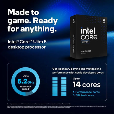 Intel S1851 Core Ultra 5 245K 14 5.2GHz CPU BX80768245K