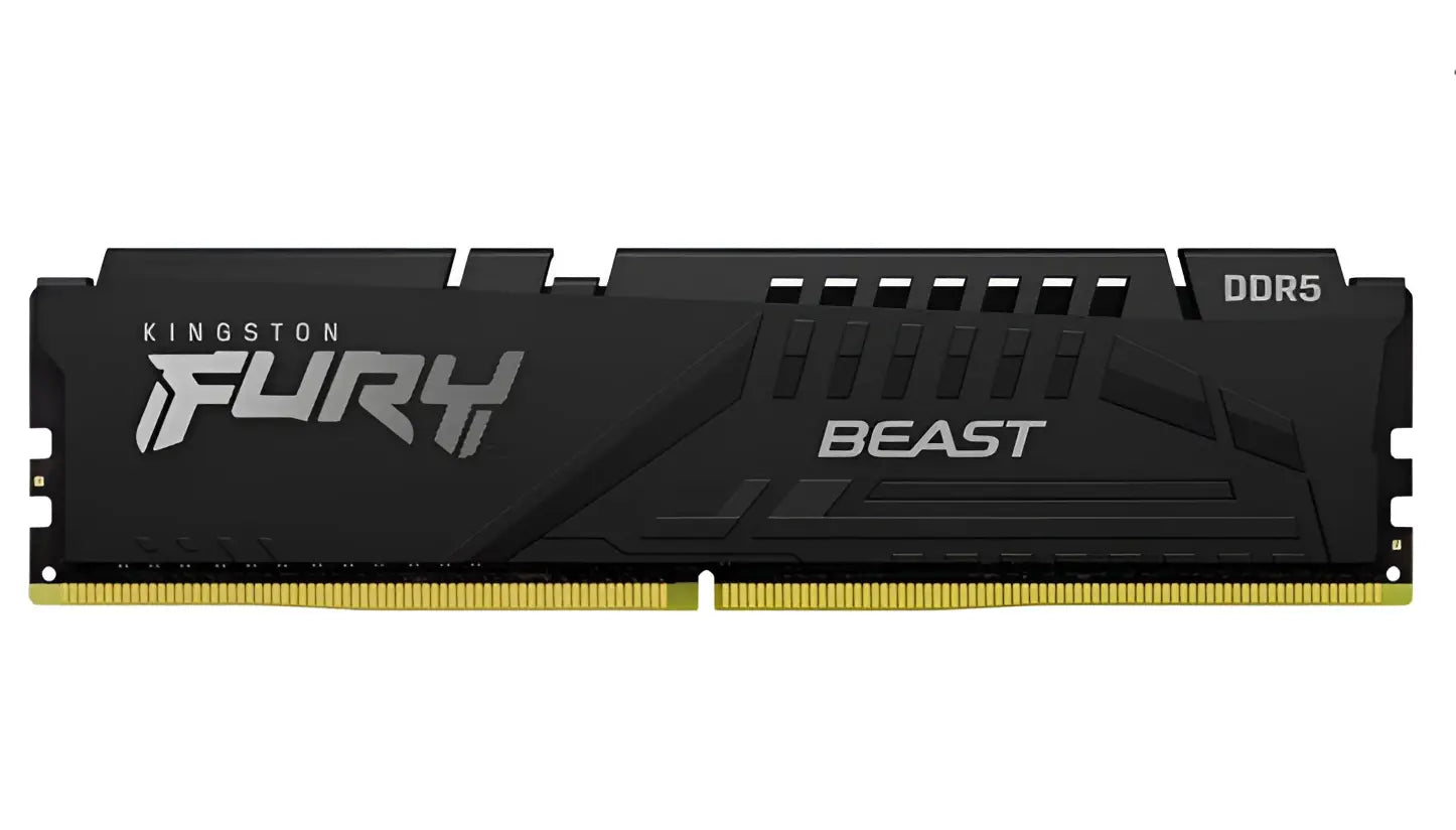 Kingston 16GB (1x16GB) DDR5 UDIMM 6000MHz CL36 FURY Beast Black EXPO Gaming PC Desktop Memory MEKF560C36BBE2-16