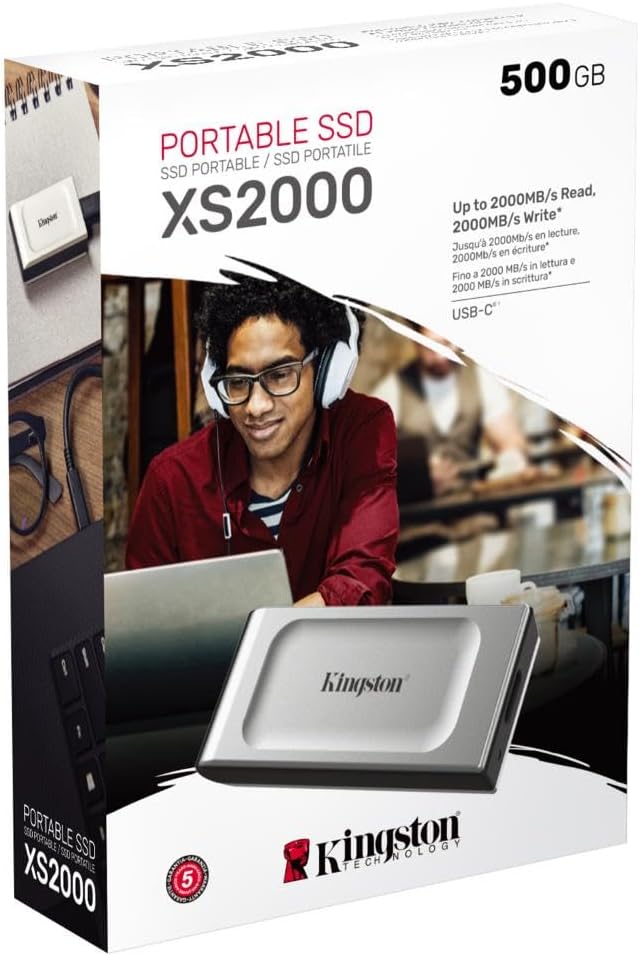 Kingston XS2000 External Portable Solid State Drive 500 GB