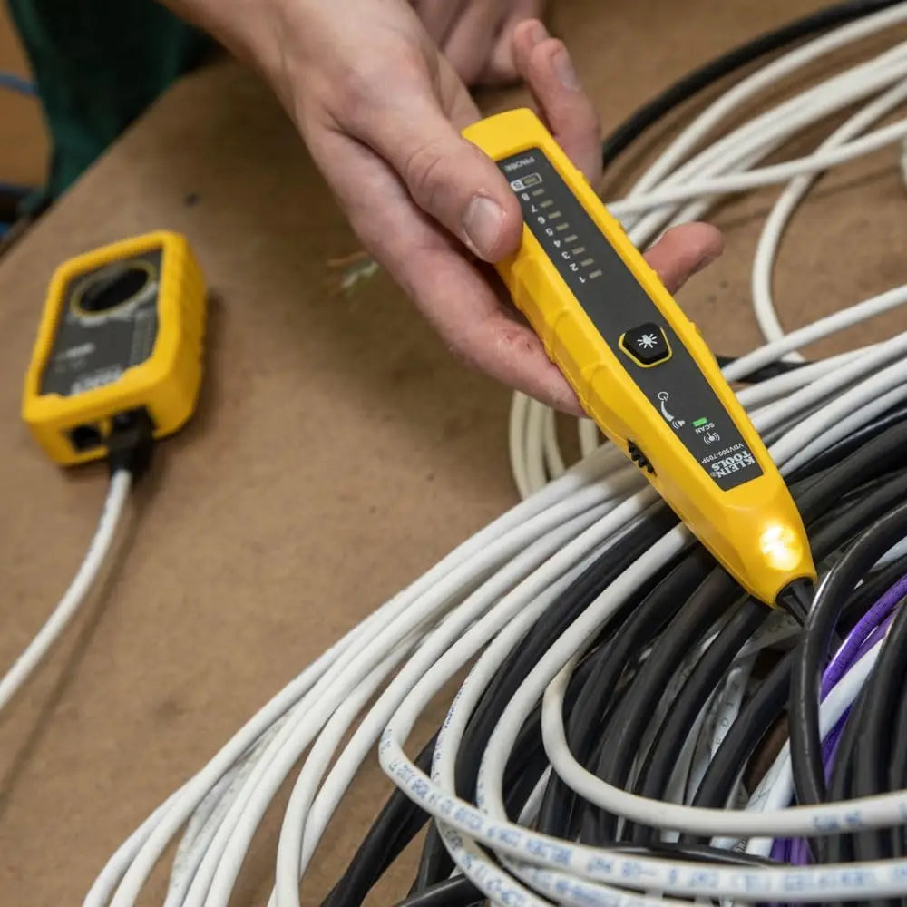 Klein Tools VDV500-705 Tone and Probe Test Trace Kit – Wire Toning Tracing Pin-to-Pin Map Testing for Non-Active Lines
