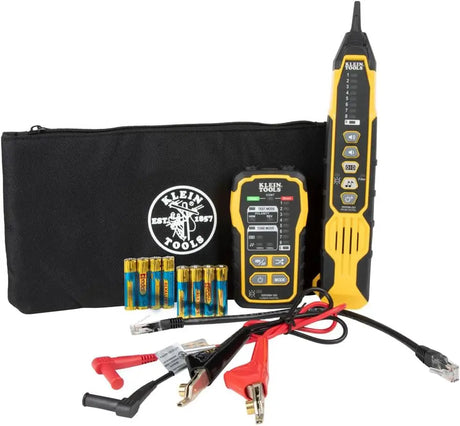 Klein Tools VDV500-920 Digital Tone and Probe Set – Traces Locates Cables on Active Networks Analog Modes Wire Mapping