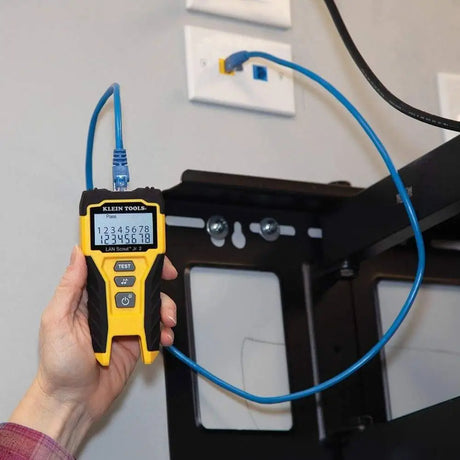 Klein Tools VDV526-200 Cable Tester LAN Scout Jr. 2 Ethernet for CAT 5e 6/6A Cables with RJ45 Connections
