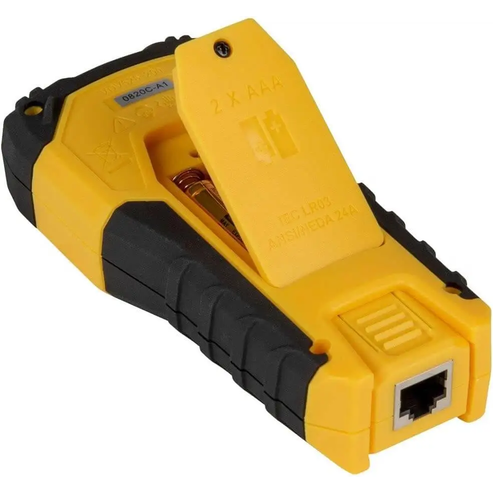 Klein Tools VDV526-200 Cable Tester LAN Scout Jr. 2 Ethernet for CAT 5e 6/6A Cables with RJ45 Connections