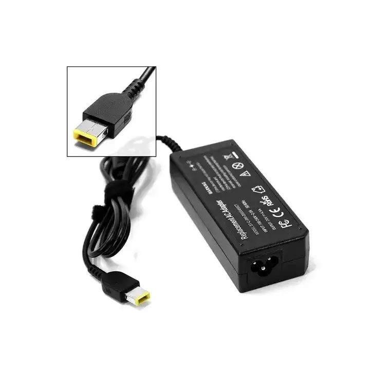 Lenovo 90W AC Adapter Charger Rectangle connector(with pin inside)