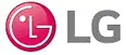 Lg logo with red and blue colors, featuring a stylized ’g’ design.