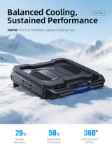 llano V11 Pro Laptop Cooling Pad Gaming Cooler RGB Fan