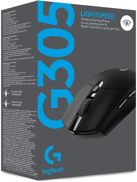 Logitech G305 Lightspeed Wireless Gaming Mouse Black