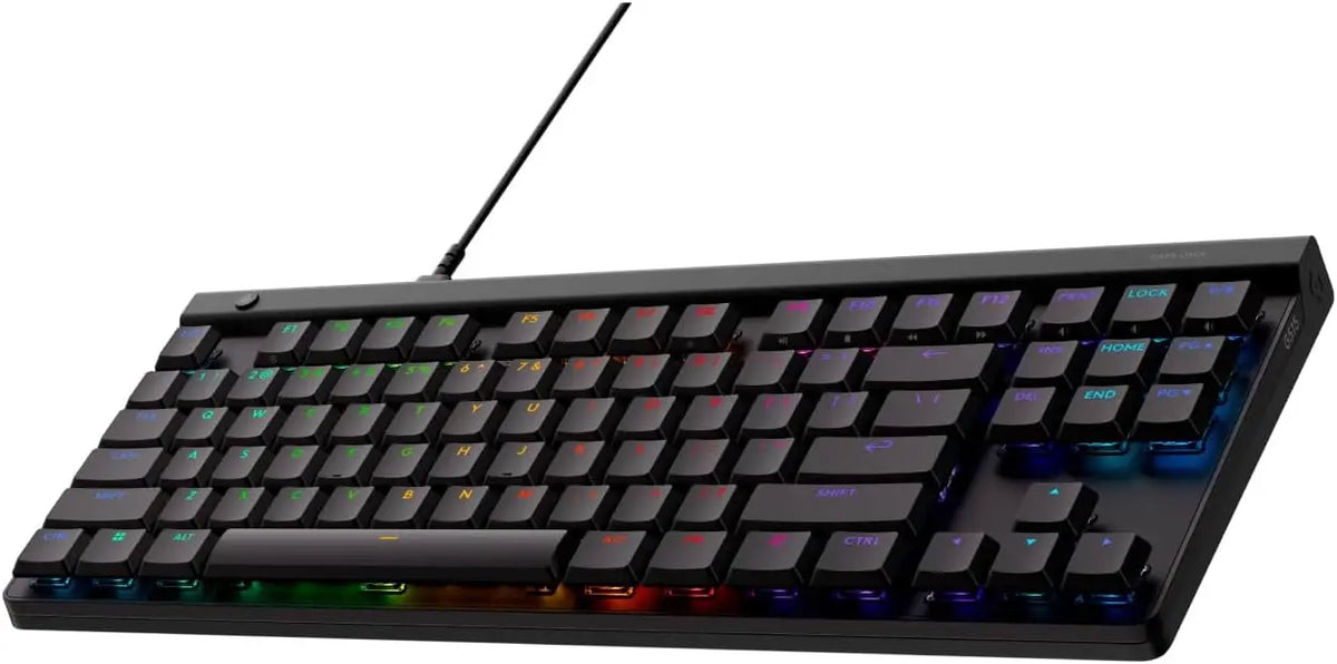 Logitech G515 TKL Wired Low Profile Gaming Keyboard Fully Customisable RGB Double-Shot PBT Keycaps Tactile/Brown
