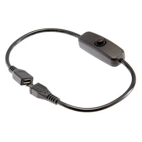 Micro B USB In-line Power Switch Cable (Female to Male)