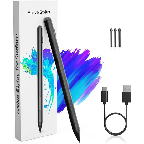 Microsoft Surface Pen -Surface Stylus for Pro 11/10/9/X/8/7/6/5/4/3 Go 4/3/2/1 Laptop/Studio/Book with Palm Rejection