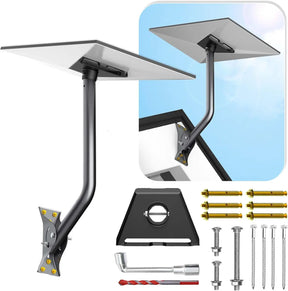 Mount for Starlink Adjustable Wall /Roof Mounting Kit Compatible with V3 Standard Dish【Include Aluminum Gen 3 Pipe