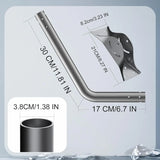 Mount for Starlink Adjustable Wall /Roof Mounting Kit Compatible with V3 Standard Dish【Include Aluminum Gen 3 Pipe