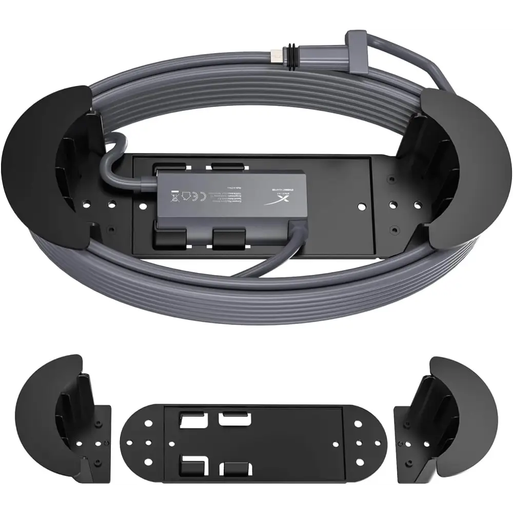 MSAFF Starlink Ethernet Cable Caddy with Adapter Holder Wall Mountable for Management Internet Kit Satellite Mount 150