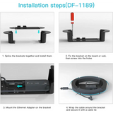 MSAFF Starlink Ethernet Cable Caddy with Adapter Holder Wall Mountable for Management Internet Kit Satellite Mount 150