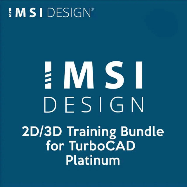 MSI Design 2D/3D Training Bundle for TurboCAD Platinum (ESD)