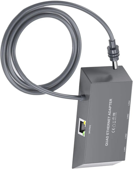 Multi Ports Ethernet Adapter for StarlinkMini Satellite Gen 3 Splitter Wired External Network Up to 1 Gbps 4 Devices