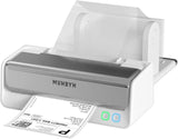MUNBYN Bluetooth Thermal Shipping Label Printer 4x6 Built-in Paper Holder | Replaceable Printhead Two-Colour with Media