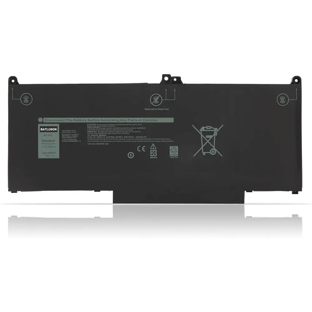 MXV9V Battery for Dell Latitude 5300 5310 7300 7400 E5300 Series 13 2-in-1 New Replacement inspiron - USED