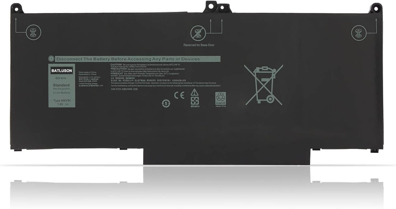 MXV9V Laptop Battery for Dell Latitude 5300 5310 7300 7400 E5300 Series Latitude 13 5300 2-in-1 New Replacement