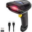 NETUM 2D Barcode Scanner Compatible with 2.4G Wireless & Bluetooth USB Wired Connection Connect Smart Phone Tablet PC
