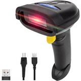 NETUM 2D Barcode Scanner Compatible with 2.4G Wireless & Bluetooth USB Wired Connection Connect Smart Phone Tablet PC