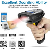 NETUM 2D Barcode Scanner Compatible with 2.4G Wireless & Bluetooth USB Wired Connection Connect Smart Phone Tablet PC