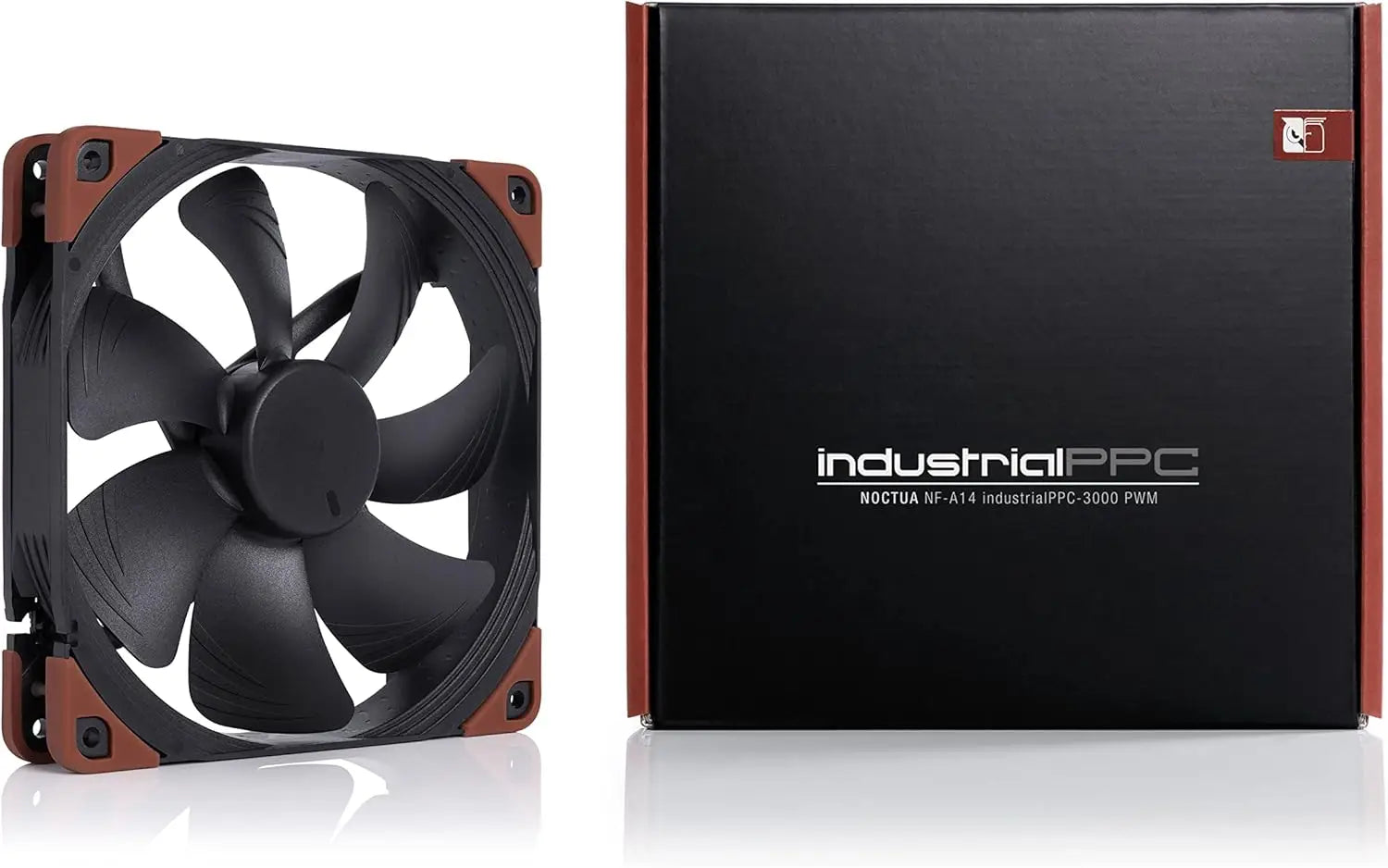 Noctua NF-A14 iPPC-3000 PWM Heavy Duty Cooling Fan 4-Pin 3000 RPM (140mm Black)