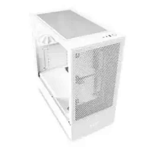 NZXT H5 Flow Tempered Glass Mid-Tower ATX Case - White