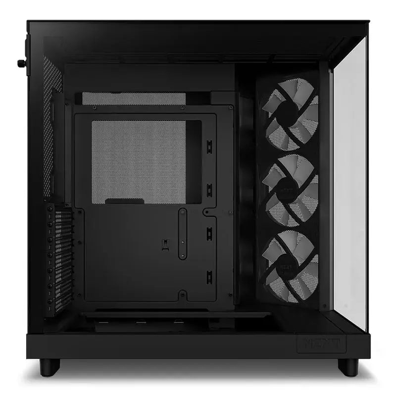 NZXT H6 Flow RGB Compact Dual-chamber Mid Tower ATX Case - Black