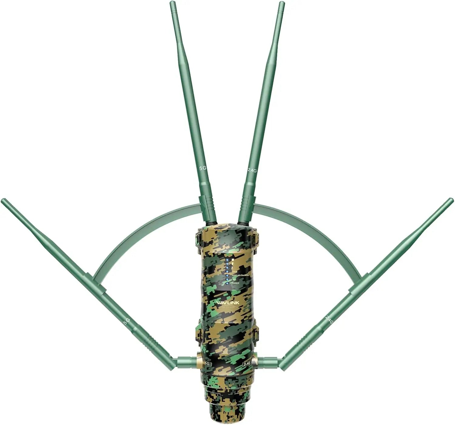 Outdoor WiFi Extender WAVLINK Weatherproof AC1200 Long Range Wireless Access Point with Active PoE Powered High Power