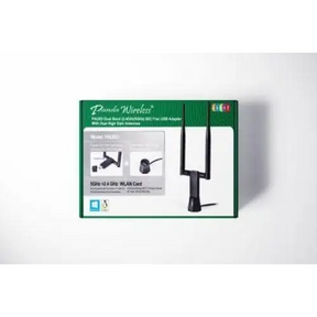 Panda Wireless® PAU0D AC1200 Wireless AC USB Adapter w/Dual Antennas - Windows 7/8/10/11/2019/2022 MXLinux EndeavourOS