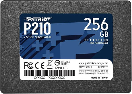 Patriot 256GB Internal SSD - SATA 3 2.5’’ - Solid State Drive