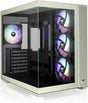 Thermaltake View 380 Matcha Green case illustration for PC Mart gaming PC; installed components specified in description