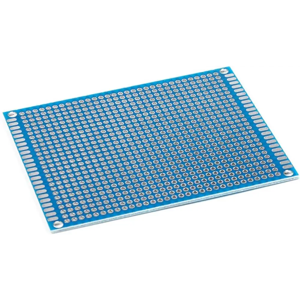 PCB Board Prototype Blue 7x9cm Double Sided Circuit Boards For DIY Soldering Project