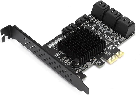 PCIE SATA 4X 10 Ports 4.0 PCI E Controller pci Express Multiplier Expansion Card 6Gbps Add On Riser