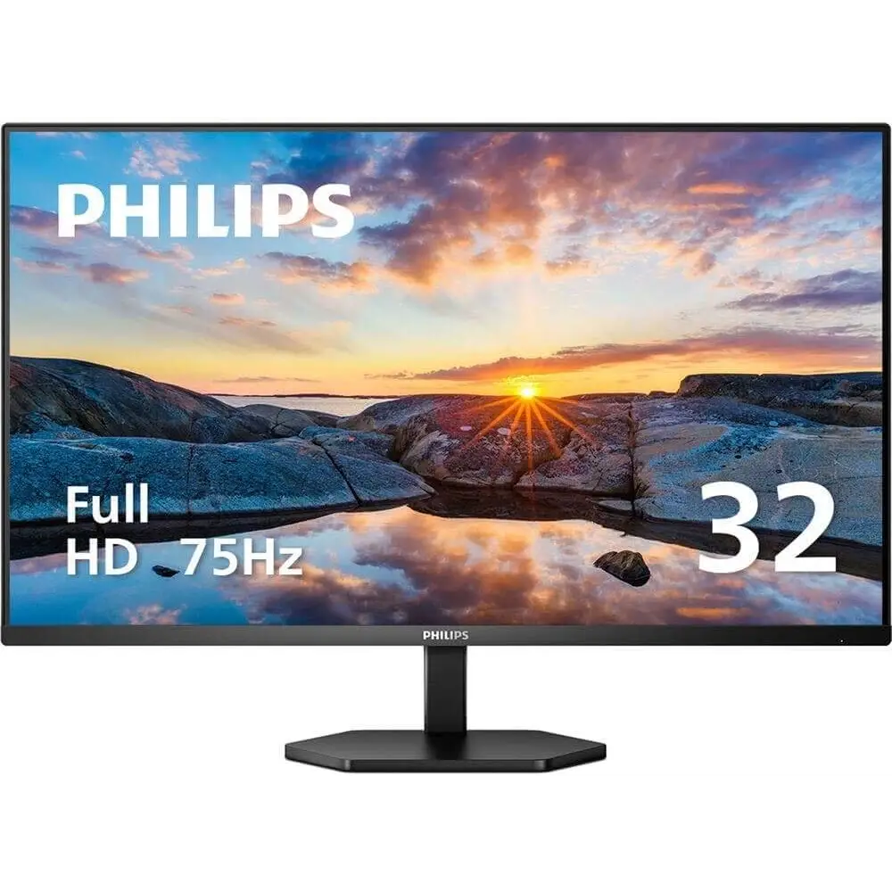 Philips 3000 Series 1920 x 1080 Pixels Full HD LCD Computer Monitor Black 31.5 Inch Size